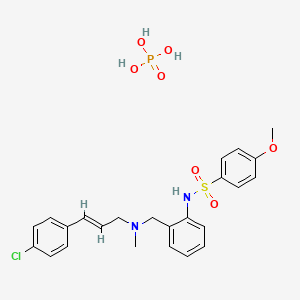 Chemical structure of KN-92 phosphate