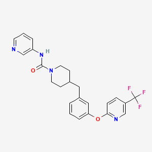 Chemical structure of PF-3845