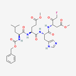 Chemical structure of Z-LEHD-FMK