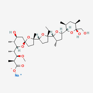 Chemical structure of Monensin sodium salt
