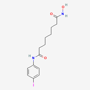 Chemical structure of 4-iodo-SAHA