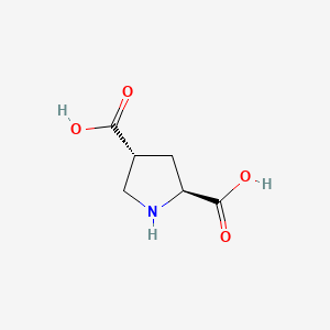 Chemical structure of L-trans-2,4-PDC