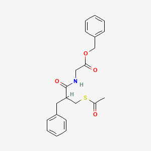 Chemical structure of Racecadotril