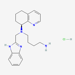 Chemical structure of AMD-070 hydrochloride