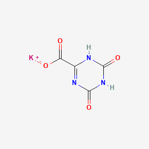 Chemical structure of Potassium Oxonate