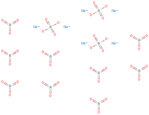 Chemical structure of POM 1