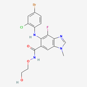 Chemical structure of Selumetinib
