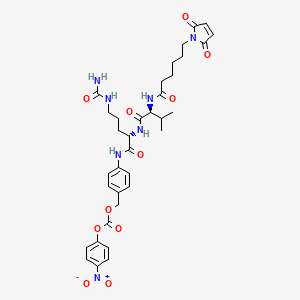 Chemical structure of Mc-Val-Cit-PABC-PNP