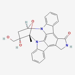 Chemical structure of Lestaurtinib