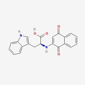 Chemical structure of NQTrp