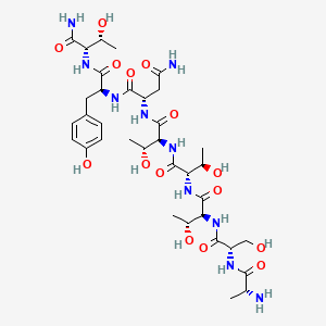 Chemical structure of DAPTA