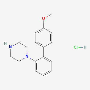 Chemical structure of LP 20 hydrochloride