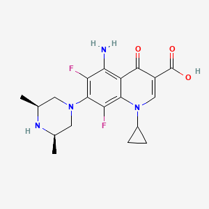 Chemical structure of Sparfloxacin