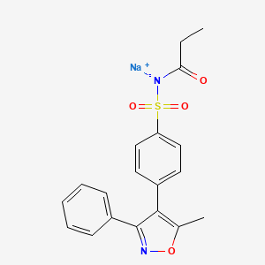 Chemical structure of Parecoxib Sodium