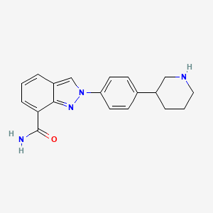 Chemical structure of MK-4827 Racemate
