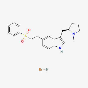 Chemical structure of Eletriptan HBr