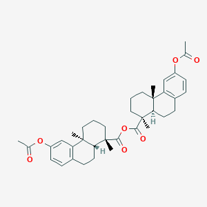 Chemical structure of Acetyl-podocarpic dimer