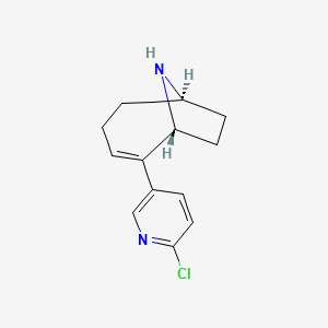 Chemical structure of UB 165 fumarate