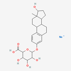 Chemical structure of Estradiol 3-(β-D-Glucuronide) (sodium salt)