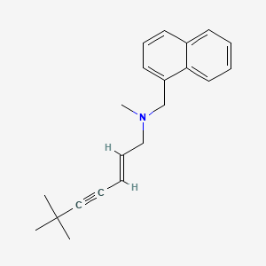 Chemical structure of Terbinafine