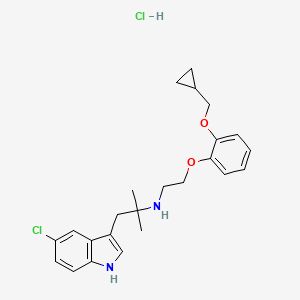 Chemical structure of RS 17053 hydrochloride
