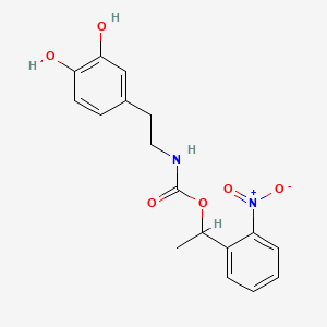 Chemical structure of NPEC-caged-dopamine
