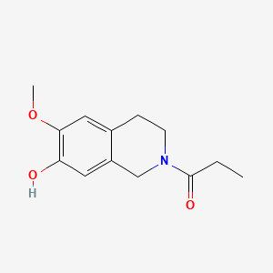 Chemical structure of PTIQ