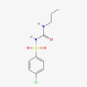 Chemical structure of Chlorpropamide