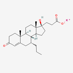 Chemical structure of Oxprenoate Potassium