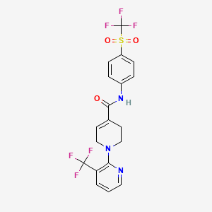 Chemical structure of A 784168