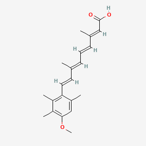 Chemical structure of Acitretin