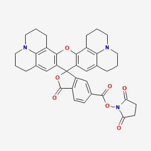 Chemical structure of ROX NHS ester, 6-isomer