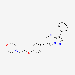 Chemical structure of DMH4