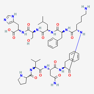 Chemical structure of Hemopressin