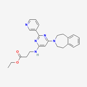 Chemical structure of GSK J5