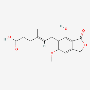 Chemical structure of Mycophenolic acid