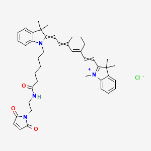 Chemical structure of Cy7 maleimide (non-sulfonated)