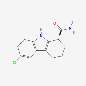 Chemical structure of EX-527 R-enantiomer