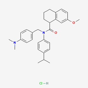 Chemical structure of W 54011