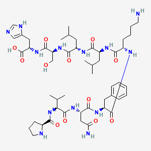 Chemical structure of Hemopressin (human, mouse)