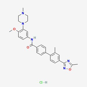Chemical structure of GR 127935 hydrochloride