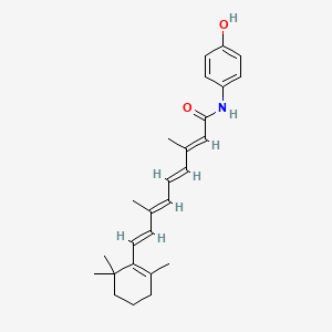 Chemical structure of Fenretinide