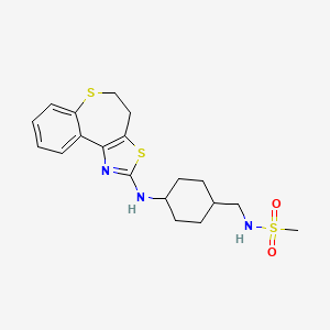 Chemical structure of LU AA33810