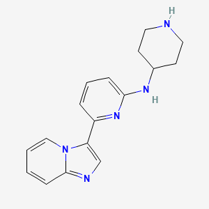 Chemical structure of IRAK inhibitor 1