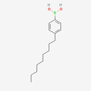 Chemical structure of B-(4-Nonylphenyl)boronic acid