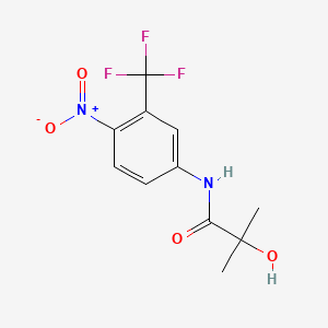 Chemical structure of Hydroxyflutamide