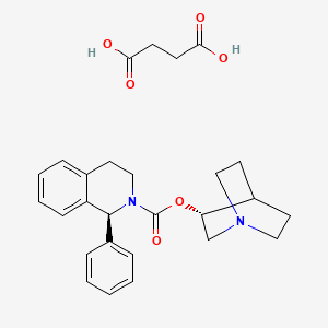 Chemical structure of Solifenacin succinate
