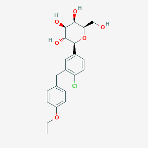 Chemical structure of galacto-Dapagliflozin