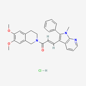 Chemical structure of SIS3 HCl