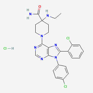 Chemical structure of CP-945598 HCl